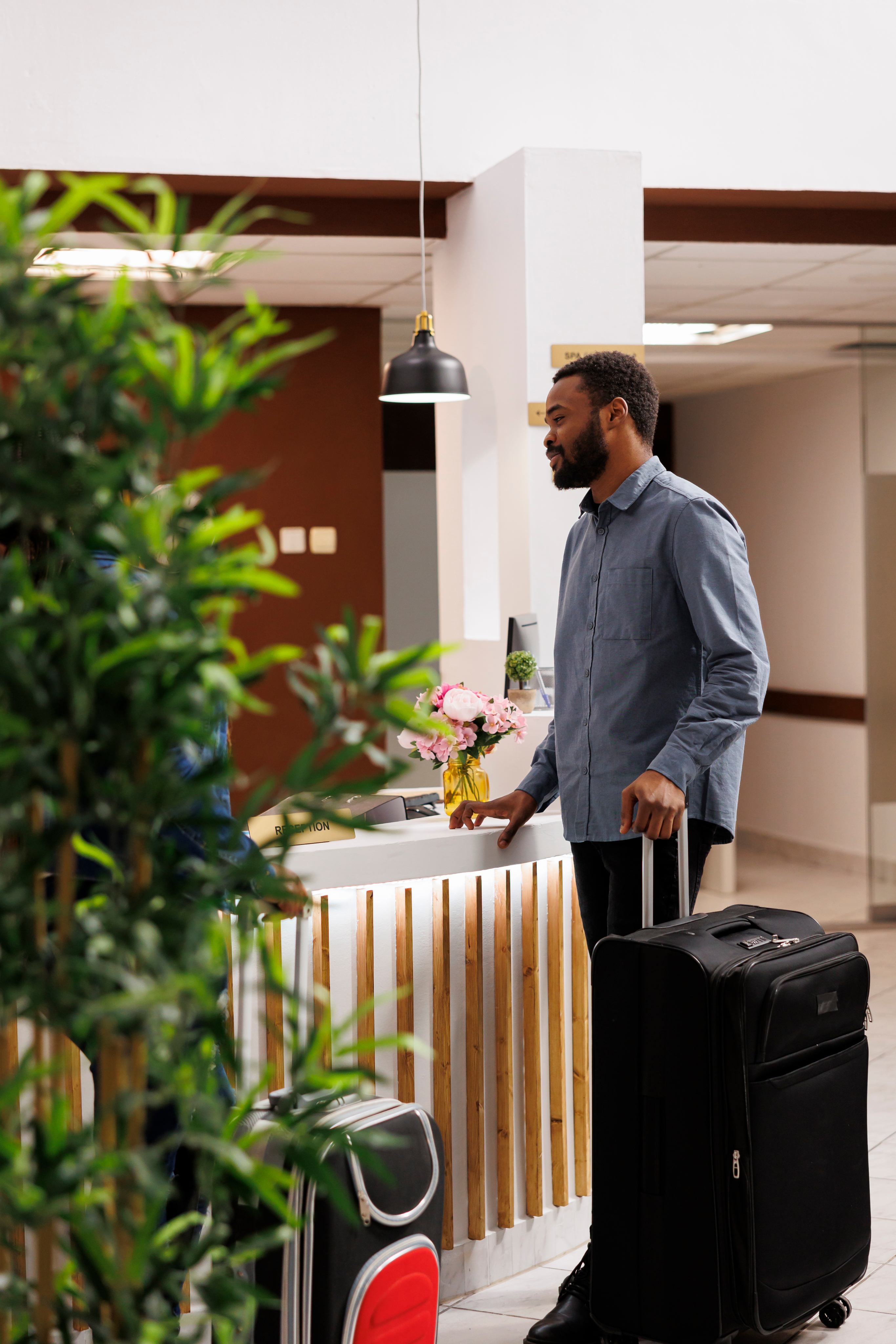 Guest checking in